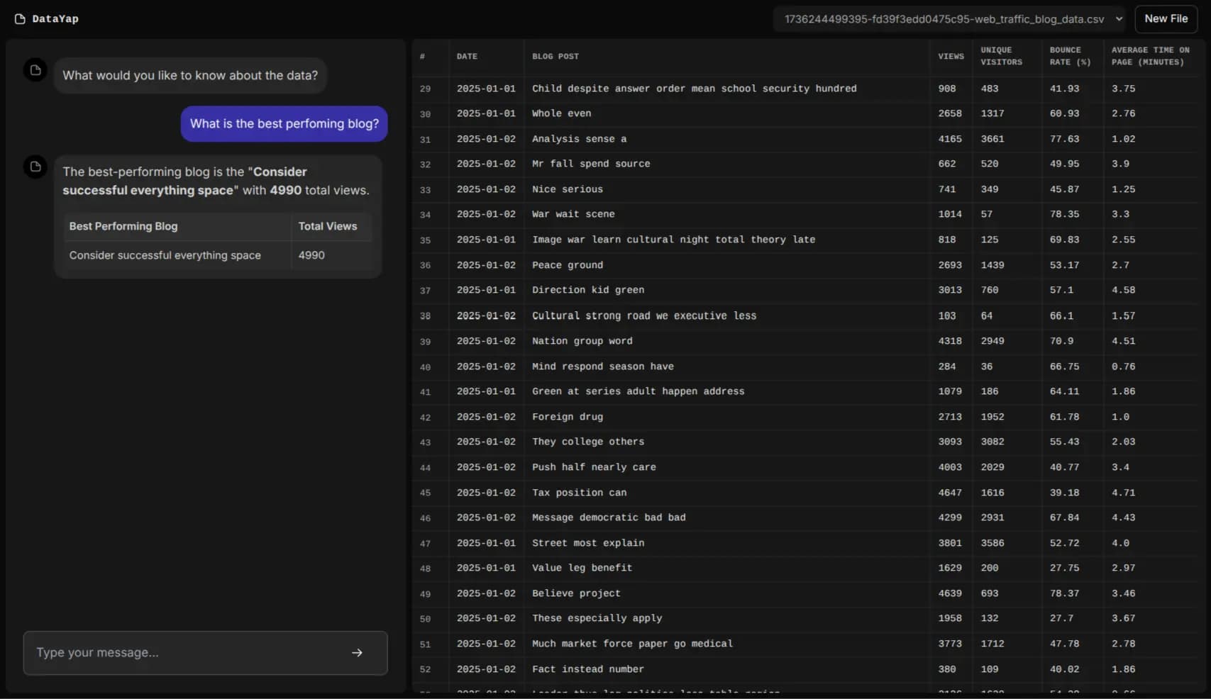 Datayap AI preview 1